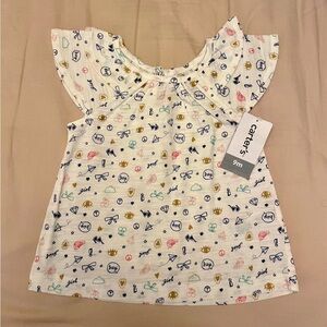 New Carter's Baby Top, T-Shirt, 9-12M